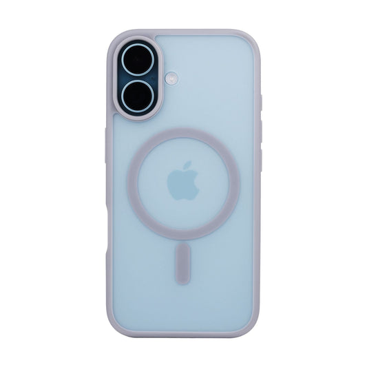 Tekne Matt MagSafe Case for iPhone 16 Plus | Matte Finish | MagSafe Compatible & Scratch-Resistant - Grey
