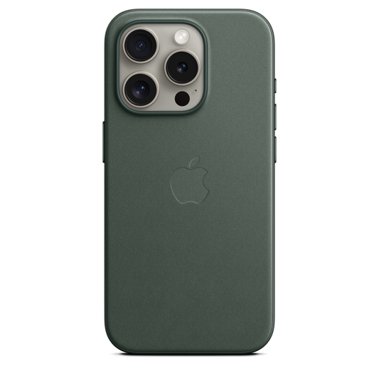 iPhone¬†15¬†Pro FineWoven Case with MagSafe - Evergreen